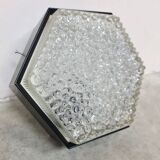 Vintage Dutch ceiling wall light B1092 Raak 'Hexagon'