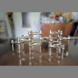 Set of 10 BFM candle holders by Ceasar Stoffi and Fritz Nagel
