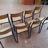 8 school chairs