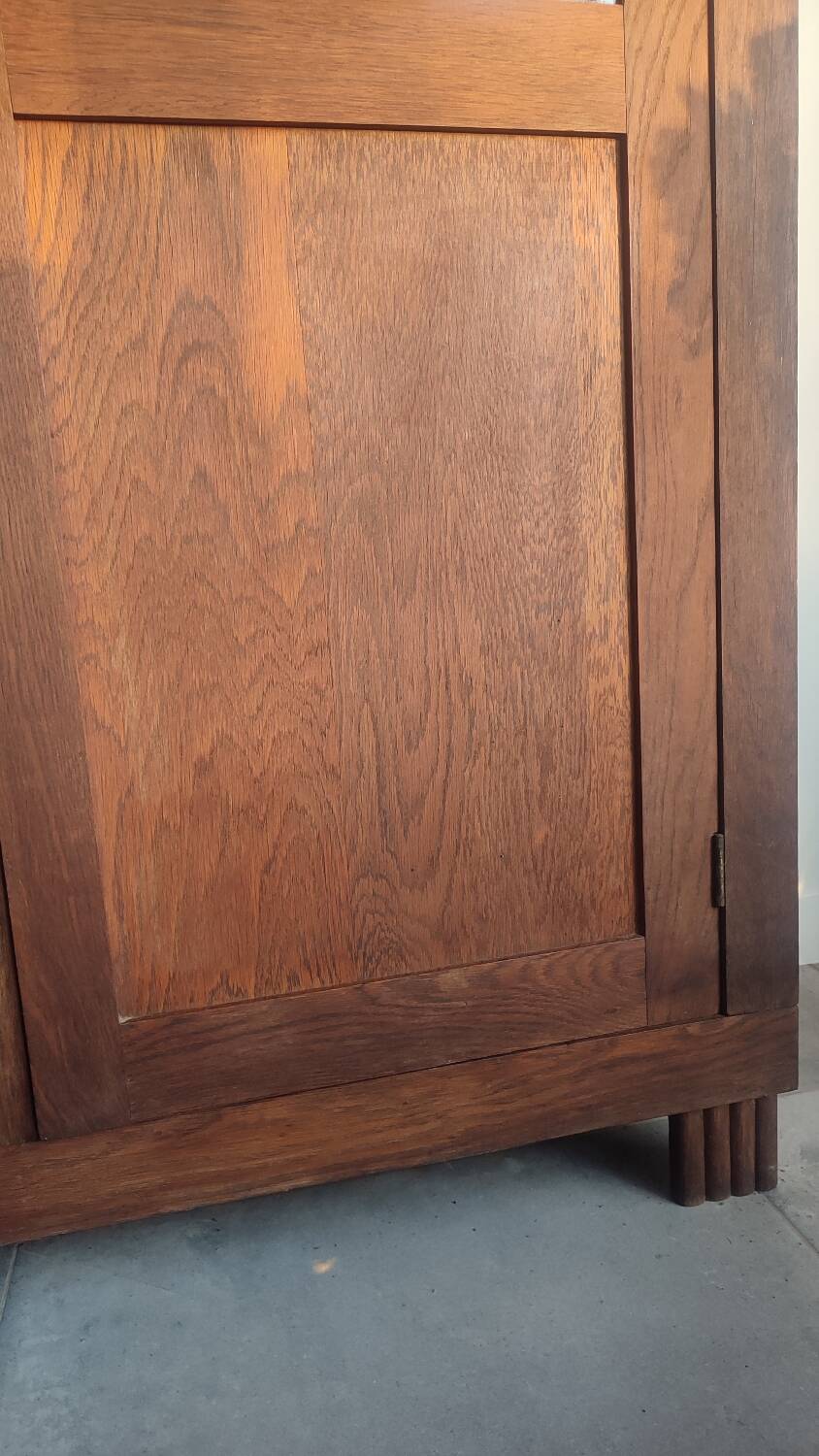 Glass-fronted Parisian wardrobe