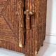 Dutch bedside marquetry Cork-folk art