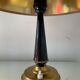 Vintage lamp in gold metal 50s-60s