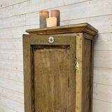 Armoire parisienne en bois patiné 1 porte