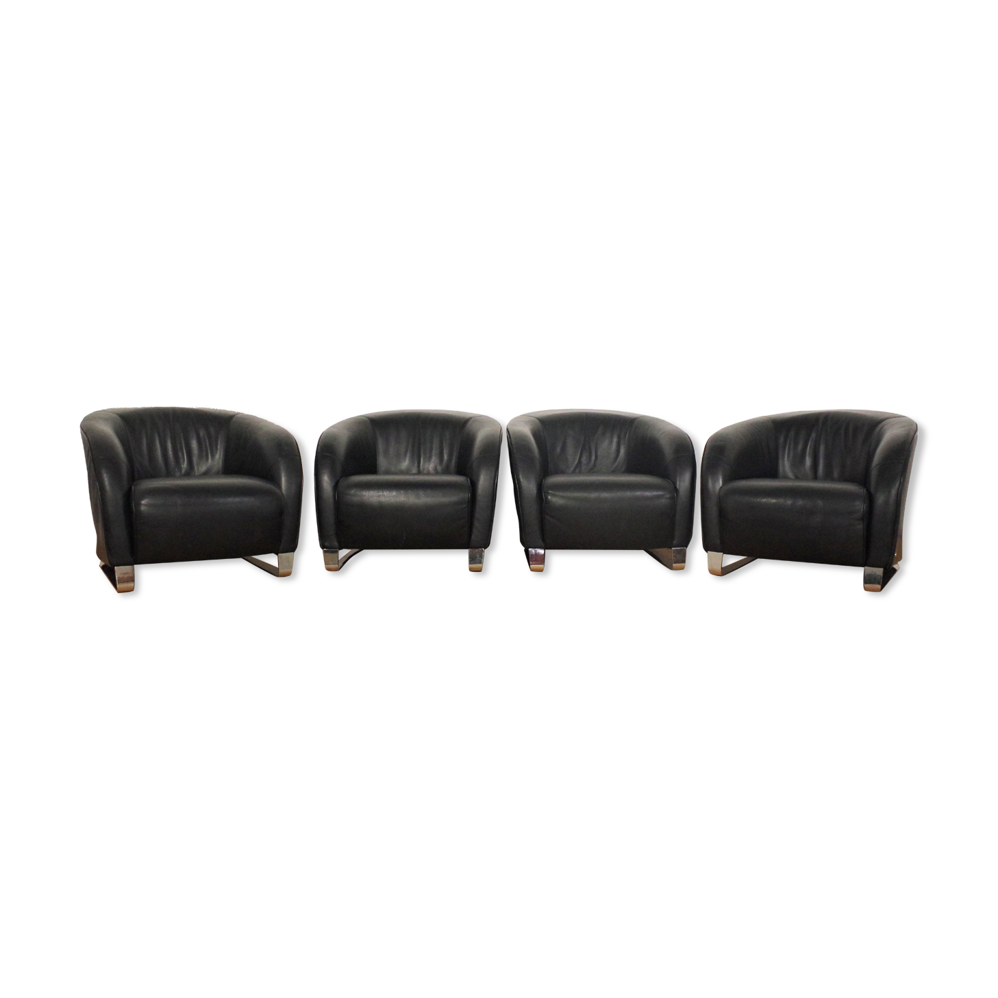 Liz armchairs by Natuzzi, 2000s, set of 4