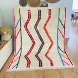 Tapis berbère Azilal gros zigzag 152 x 200