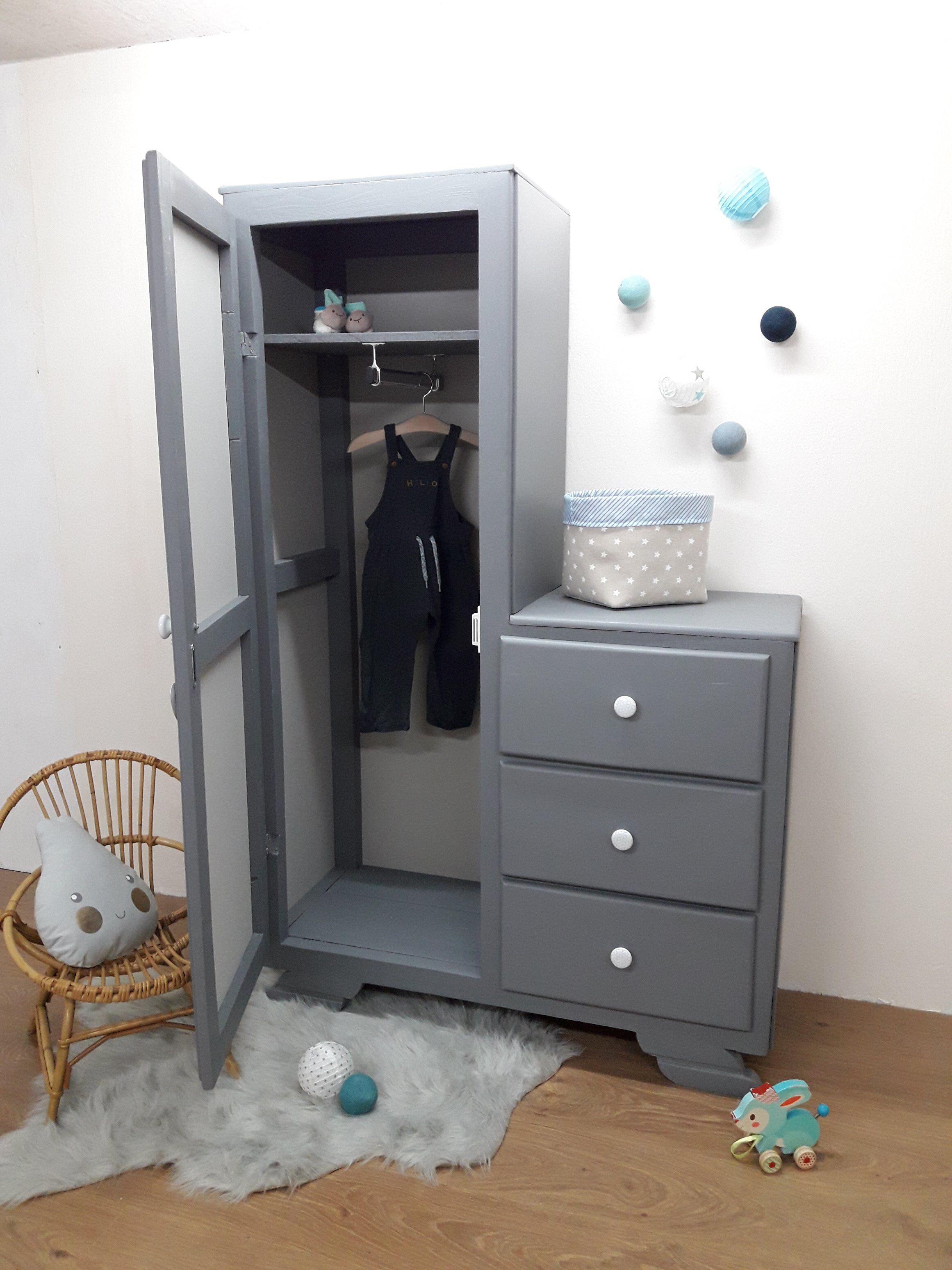 Vintage asymmetrical wardrobe