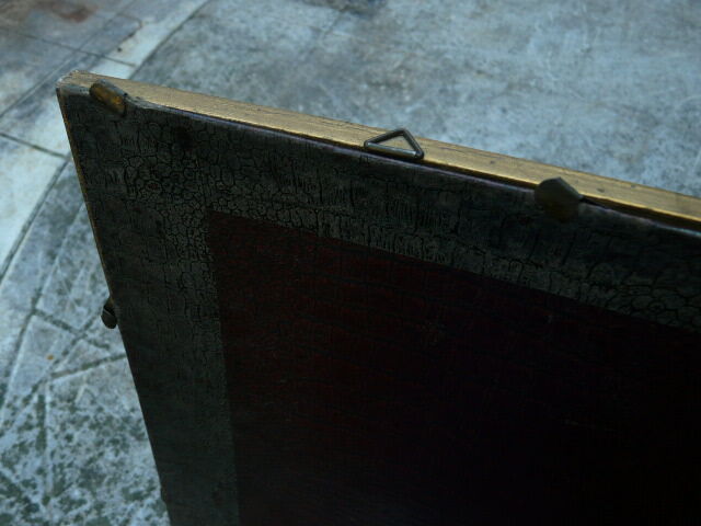 Old wooden frame or photo holder