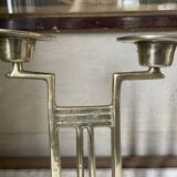 Art Deco chandelier in solid brass