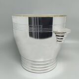 1930s Gorgeous Art Deco Ice Bucket by Vuillermet in Silver Plated. Made in