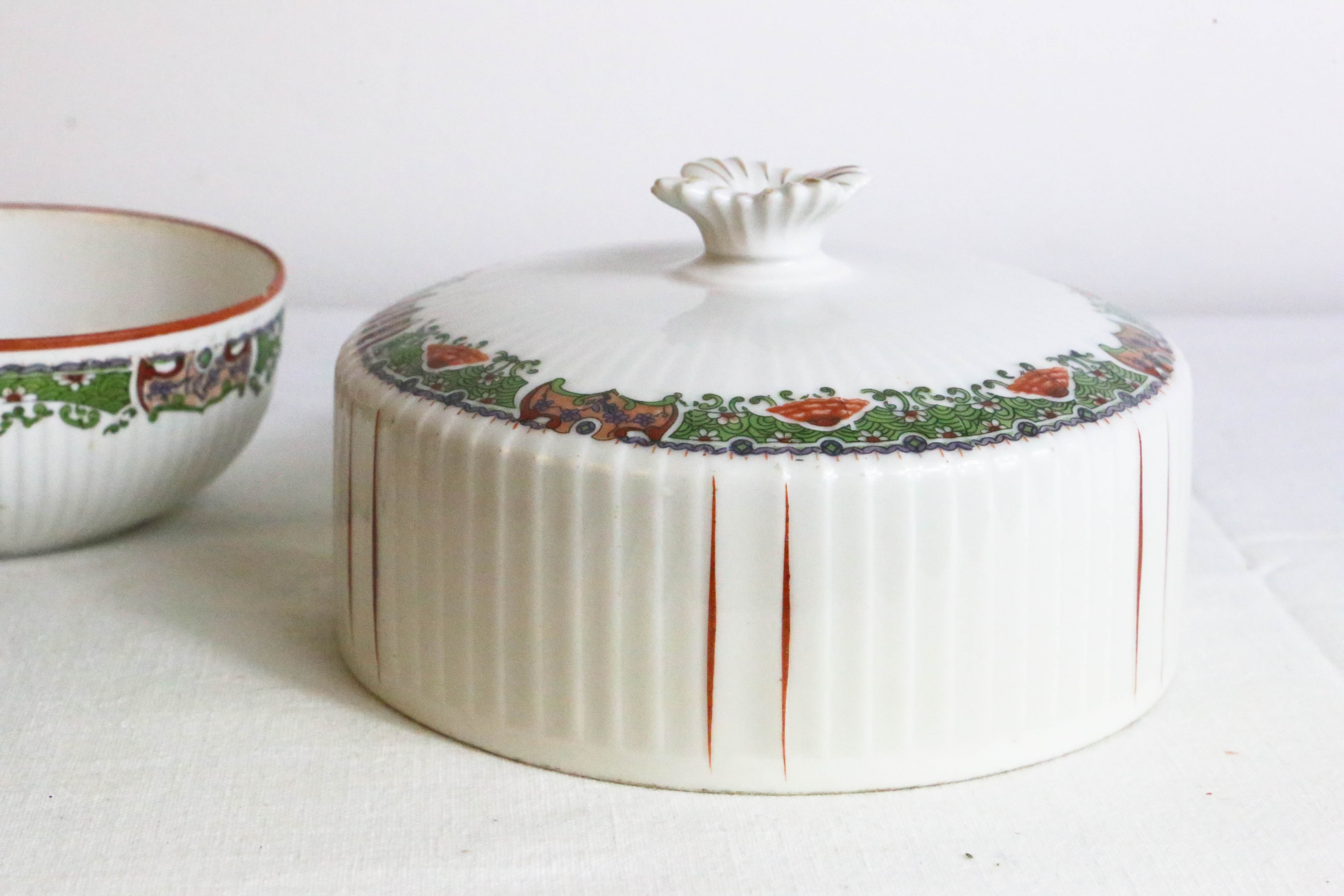 Butter maker in anvcian porcelain, vintage, France