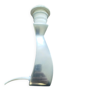 Lampe de chevet design vintage métal chromé