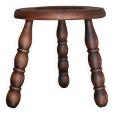 Vintage stool, tripod stool, occasional stool, wooden plant stand,