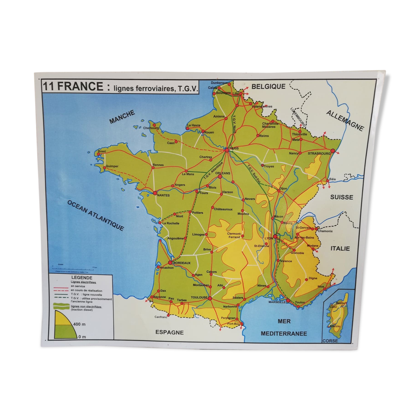 Laminated 90s school poster