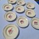 Set of 10 Deep Plates Model Josiane Sarreguemines Manufacture