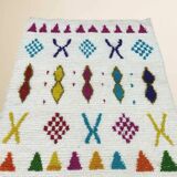 Beni Ouarain Berber Rug • Colorful Geometric Patterns