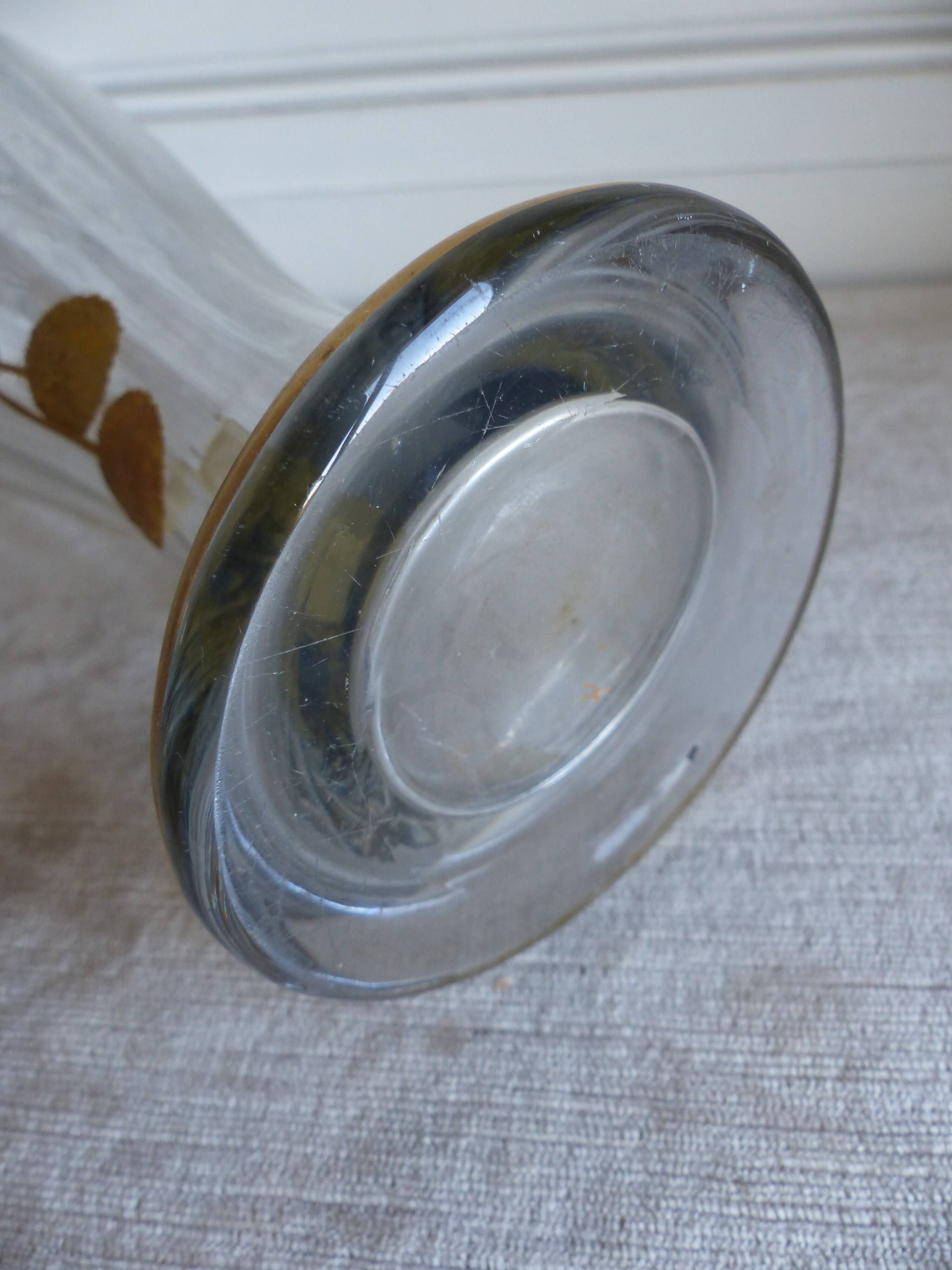 Art Nouveau era blown glass vase 1900
