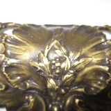 old golden bronze pediment