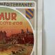Original poster chemin de fer plm - semur en auxois, henri polard