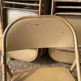 Metal folding chairs