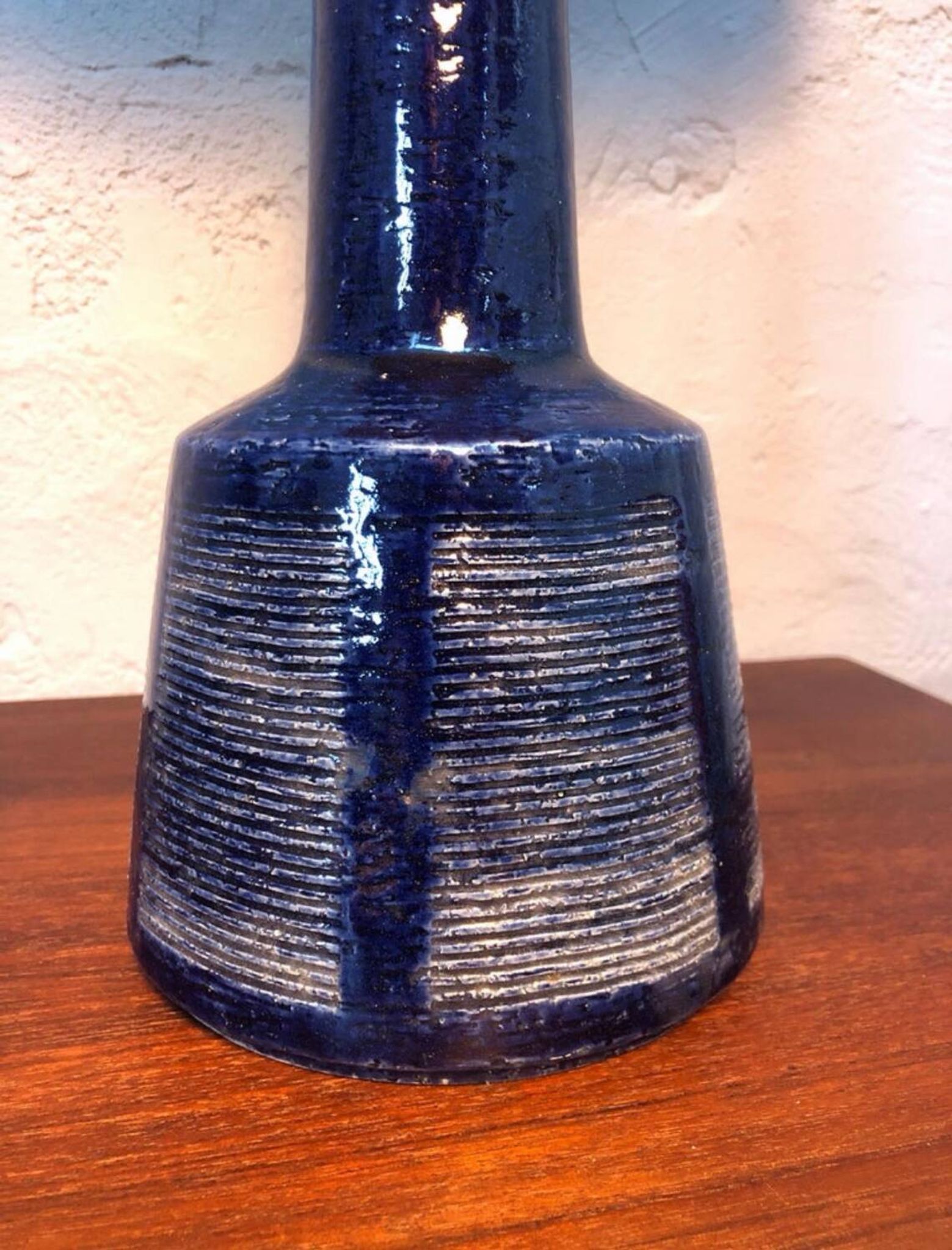 Vintage Pottery Table Lamp by Palshus for Le Klint of Denmark