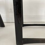 Pair of wooden folding chairs in the style of Aldo Jacober