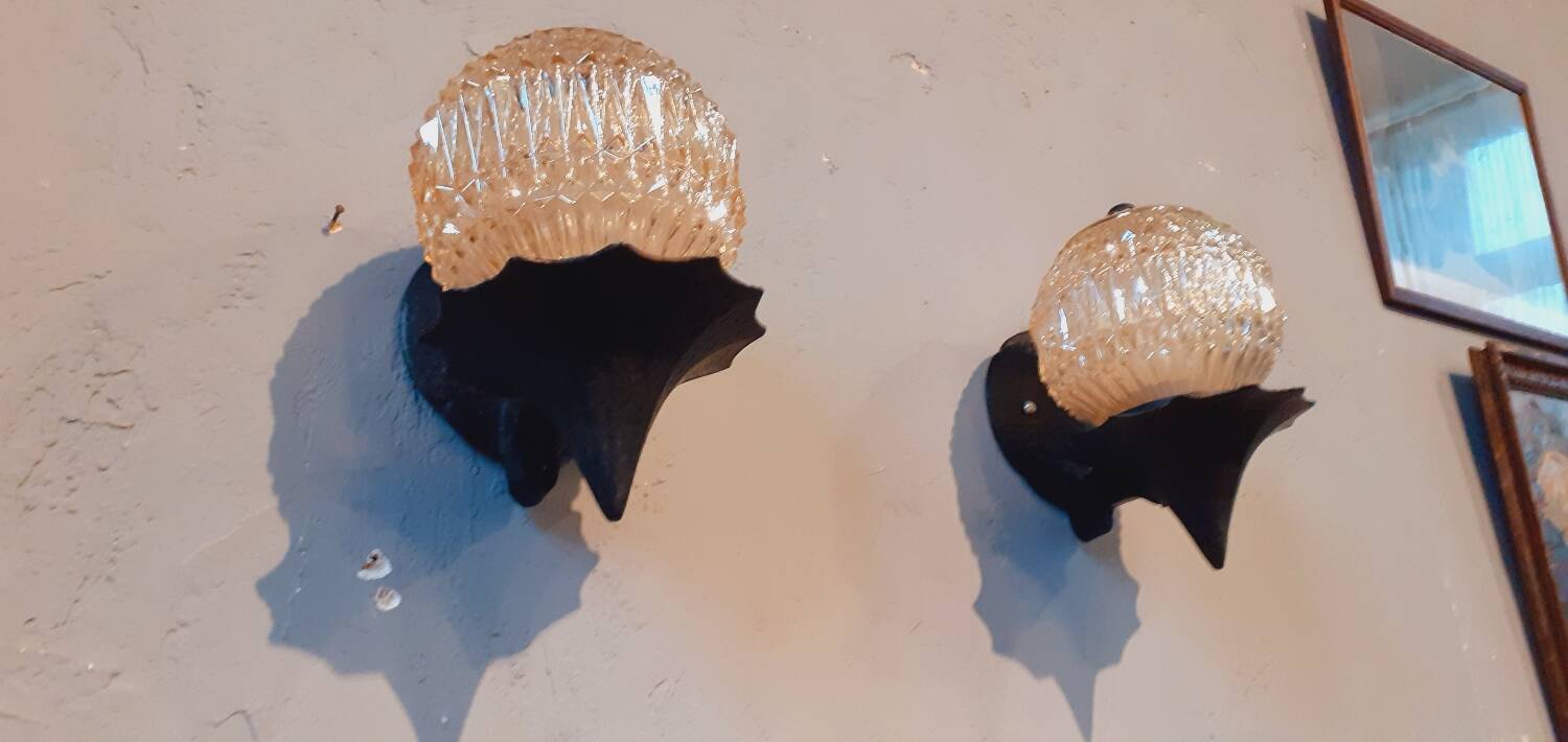 Pair Of Vintage Wall Lamps 70s/80s Italian Design