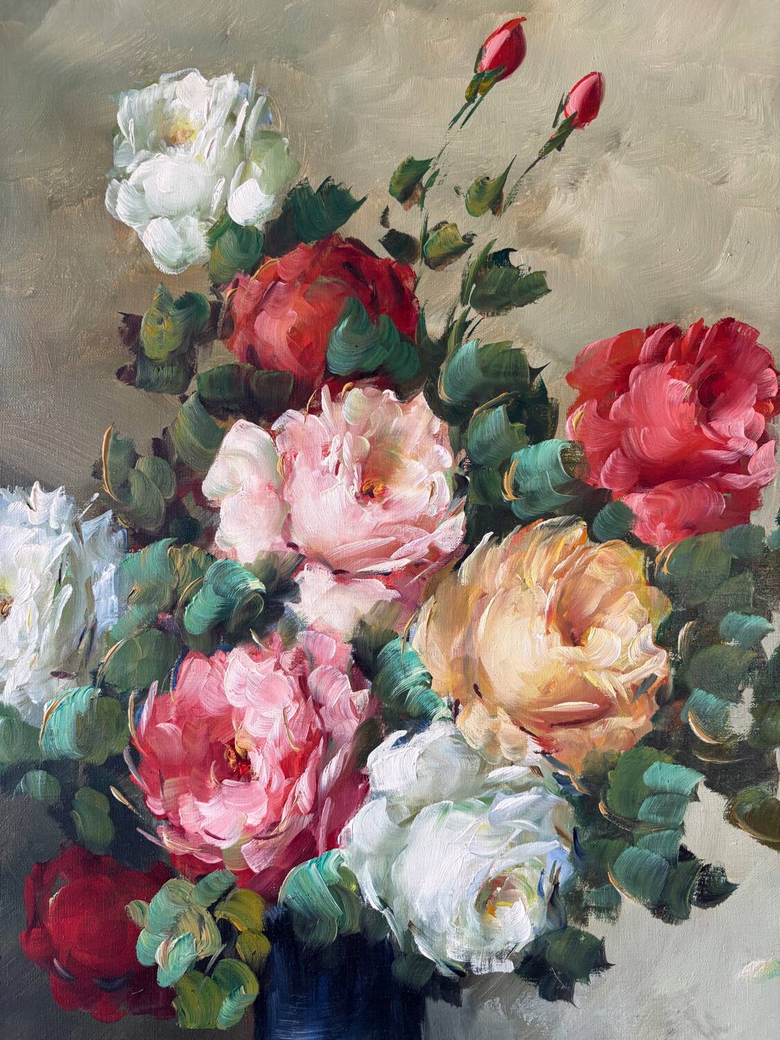 Bouquet of flowers signed Marotta