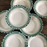 Lot of 8 plates Digoin 1940