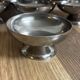 Vintage set of 6 small stainless steel bowls.