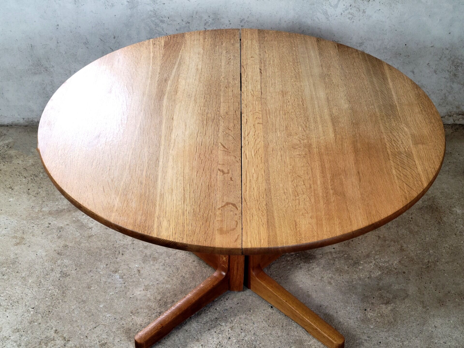 RY Møbler RY35 extendable dining table in solid oak, 1979