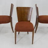 Art Deco Dining Chairs H-214 by Jindrich Halabala for UP Závody, Set of 3