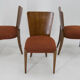 Art Deco Dining Chairs H-214 by Jindrich Halabala for UP Závody, Set of 3