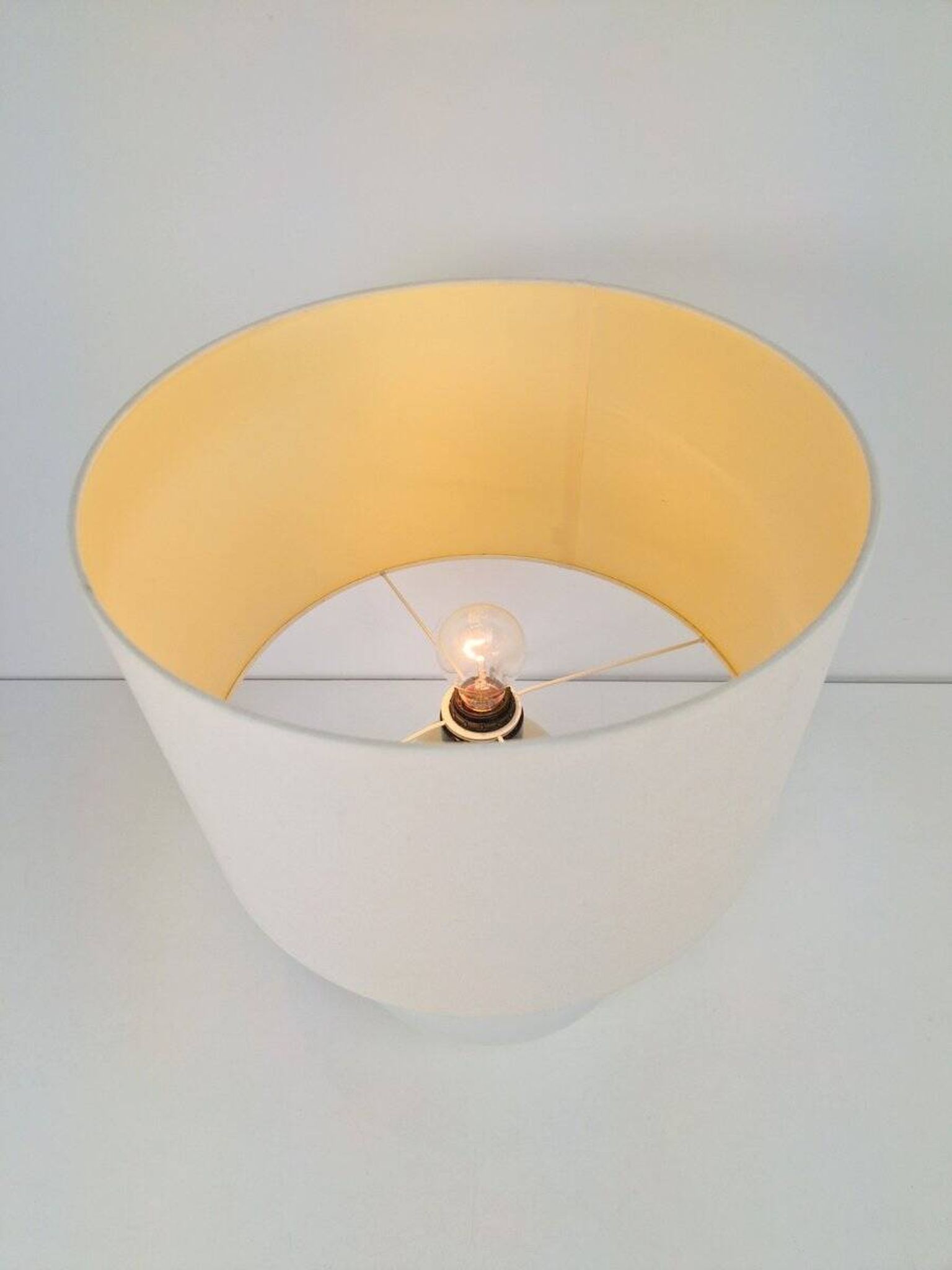 Vintage Glass Table Lamp from Dijkstra, 1960s