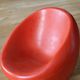 Pair of "space age" armchairs, fibreglass, 1960s