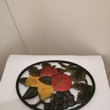 Cast iron underpants decore flower and vegetable