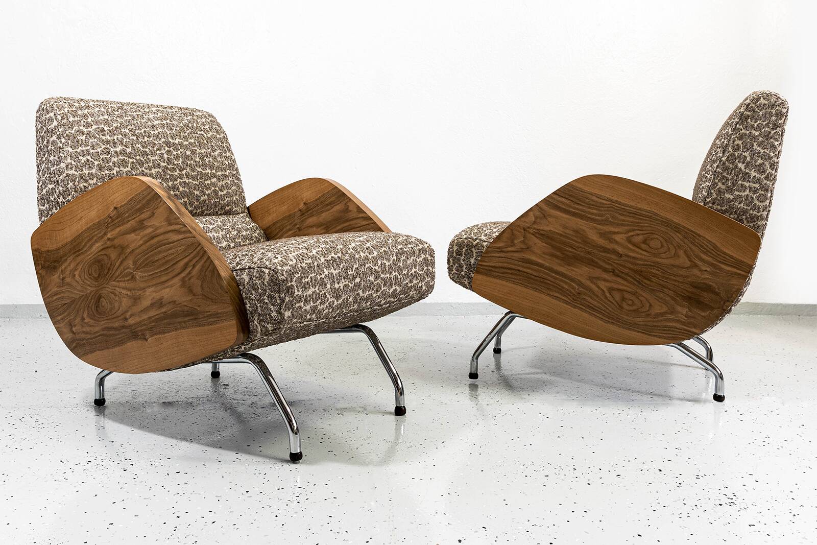 Model "360" Armchairs By Janusz Różański, Poland, 1950s, Set Of 2