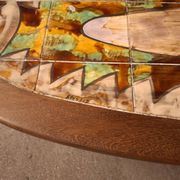 Table basse en ceramique , Vallauris , Gustave Reynaud