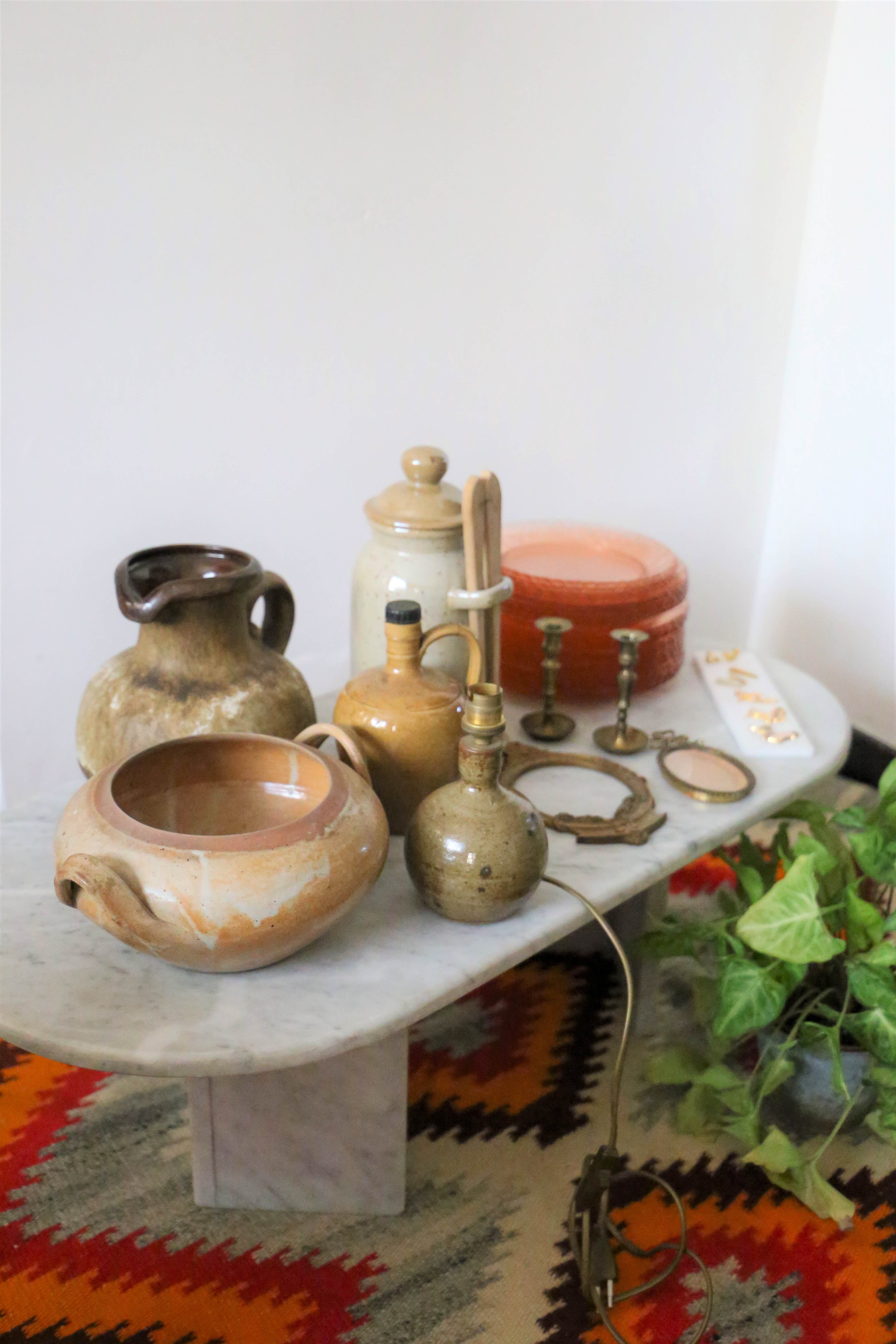 Marble coffee table, vintage