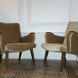 lot of 5 chairs Danish 50/60s Arno Votteler Knoll