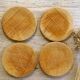 8 vintage Gien cheese plates france