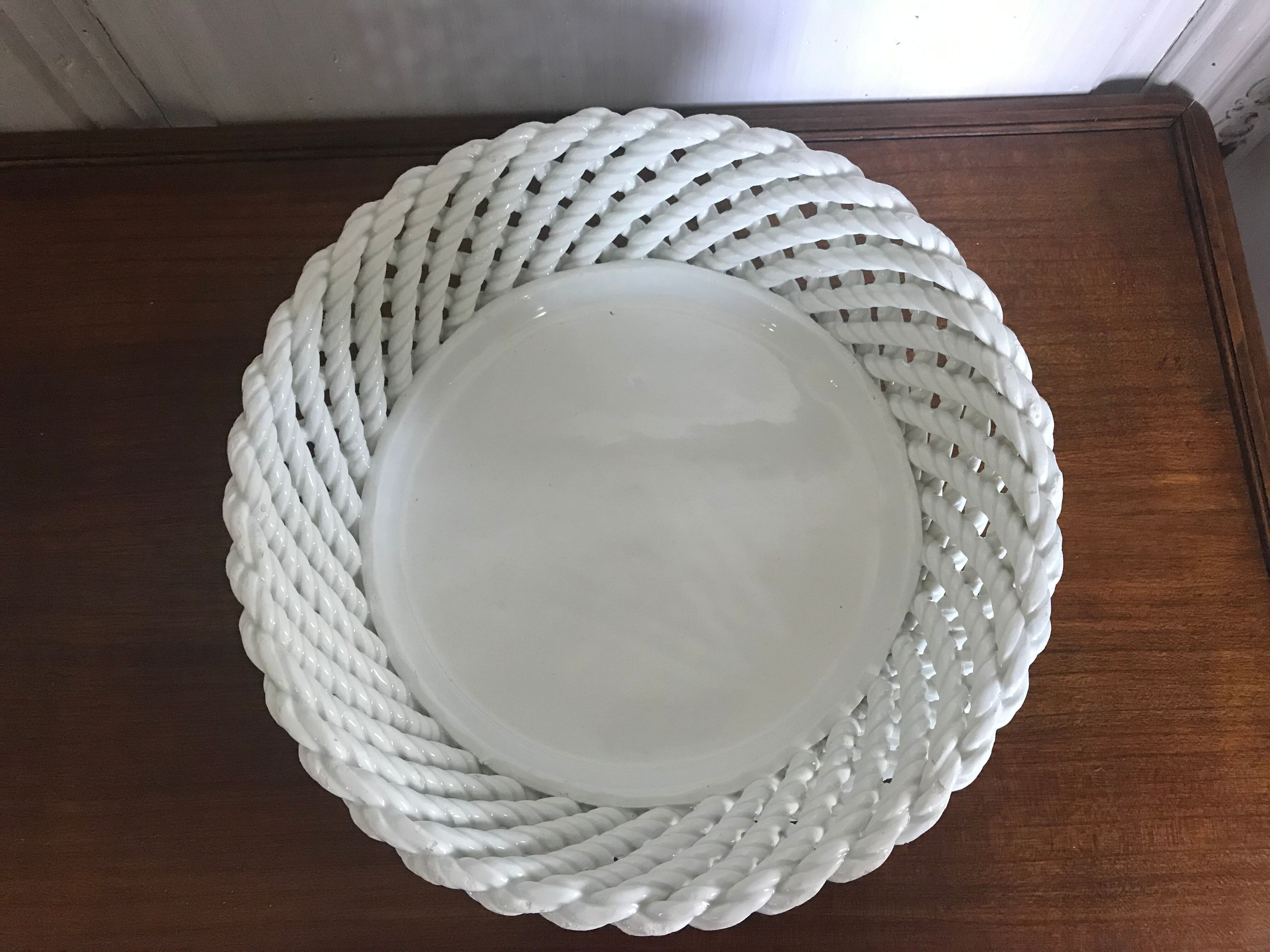 Braided ceramic cut