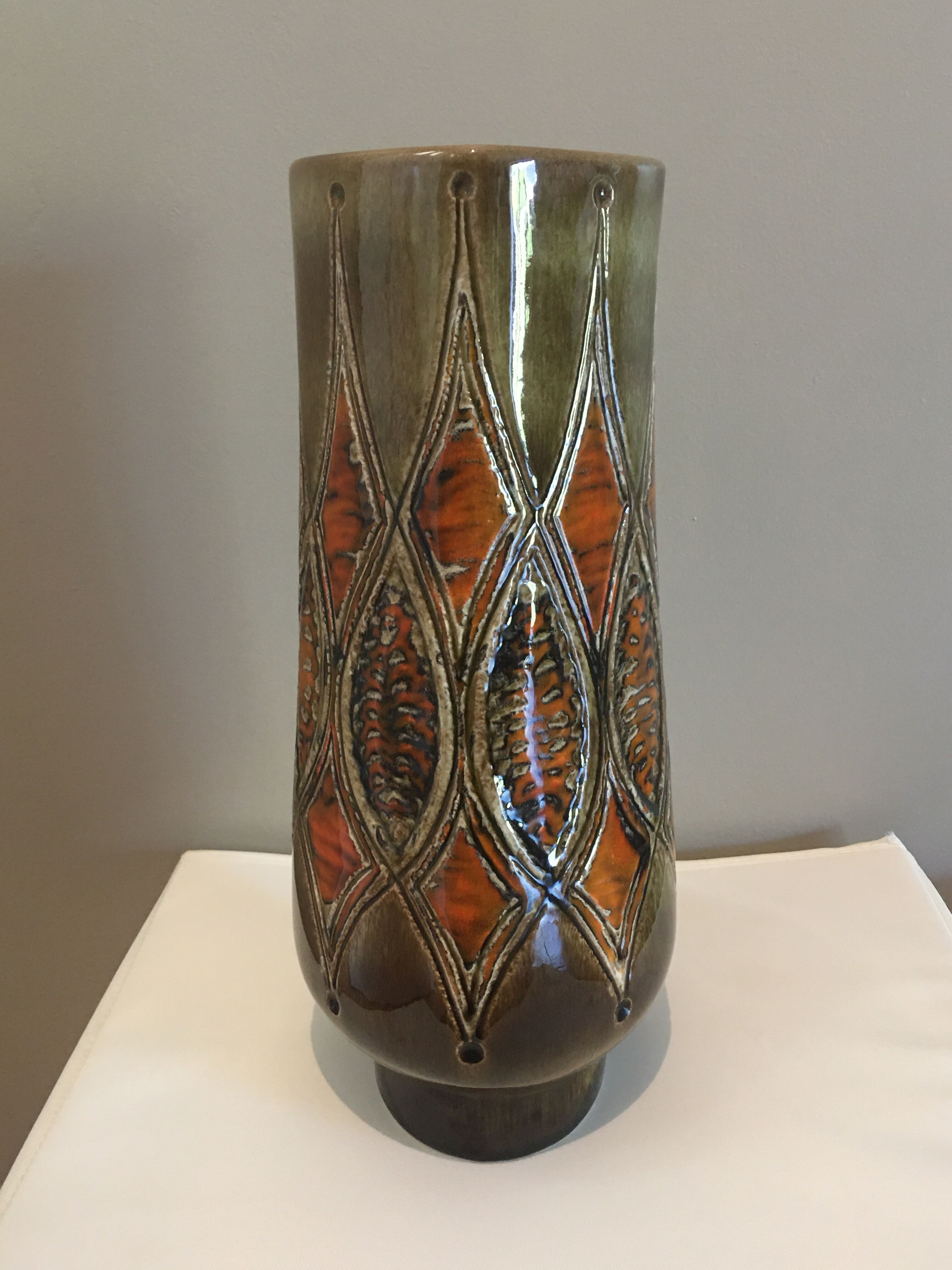 Large vintage vase "The Perigourdine Pottery"