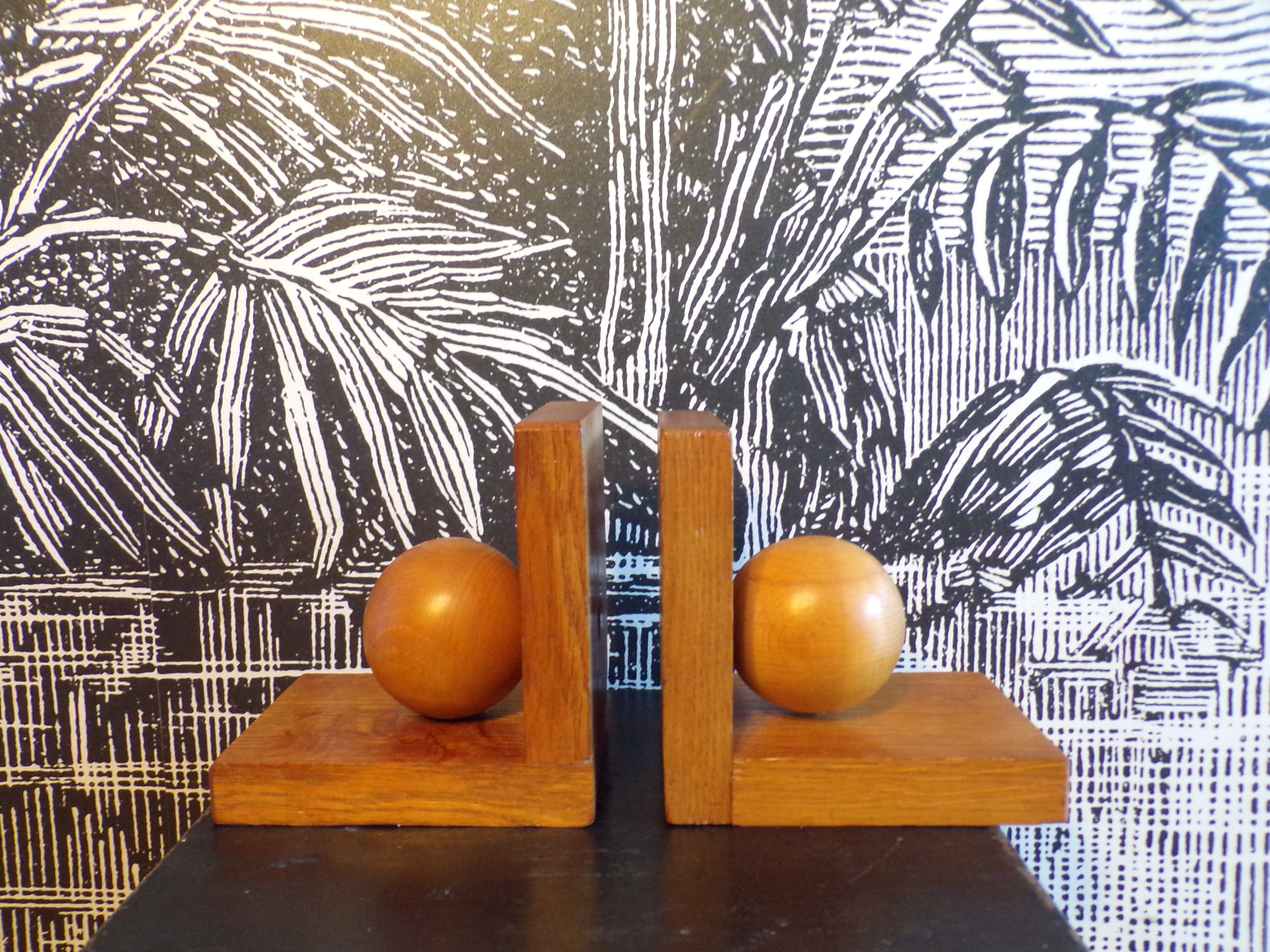 Pair of art deco bookends