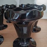 6 ice cream bowls, vintage 80, luminarc