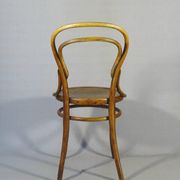 Two chairs No. 14, circa 1890 by Fuchs and Freud Bielitz, original patina