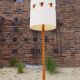 Mid-Century Scandinavian Pine Floor Lamp by Temde, 1960s