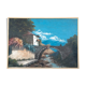 "Bridge over a stream" painting