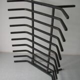 Metal log holder fireplace accessory grate log rest 49 cm