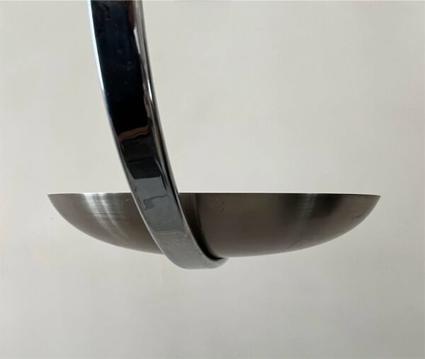 Suspension design arc métal chromé ''les actuels'' de Lucien Gau, Paris 1960