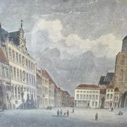 Print of Bergen op Zoom, De Groote Markt